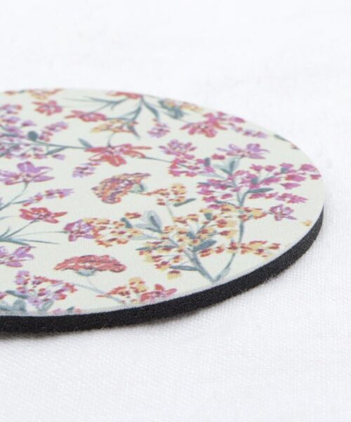 212 KITCHEN STORE / トゥーワントゥーキッチン ストア インテリア・生活雑貨・ホビー・ステーショナリー | ラバストーンコースター ソフト プリント レッドフラワー | 詳細3