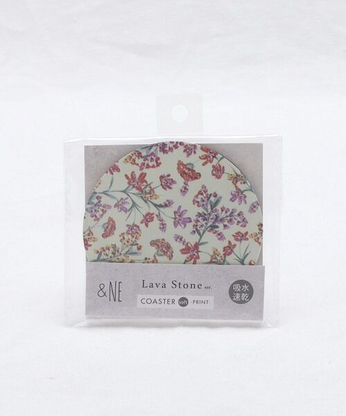 212 KITCHEN STORE / トゥーワントゥーキッチン ストア インテリア・生活雑貨・ホビー・ステーショナリー | ラバストーンコースター ソフト プリント レッドフラワー | 詳細4