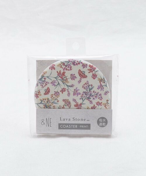 212 KITCHEN STORE / トゥーワントゥーキッチン ストア インテリア・生活雑貨・ホビー・ステーショナリー | ラバストーンコースター プリント レッドフラワー | 詳細4