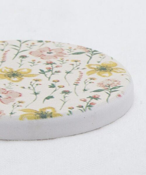 212 KITCHEN STORE / トゥーワントゥーキッチン ストア インテリア・生活雑貨・ホビー・ステーショナリー | ラバストーンコースター プリント イエローフラワー | 詳細3