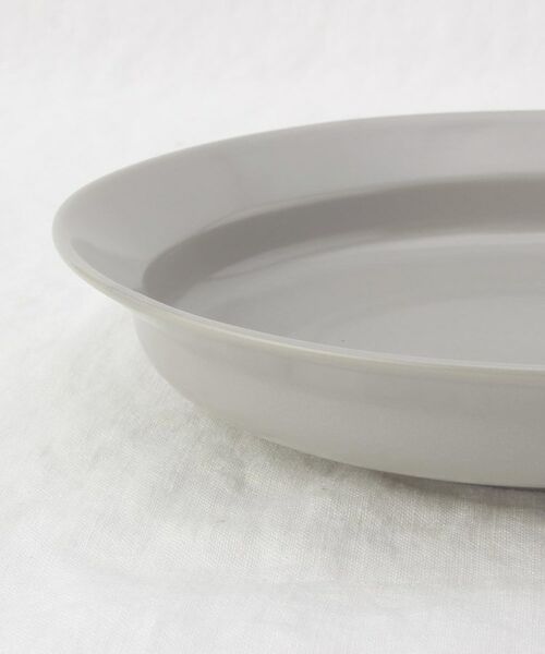212 KITCHEN STORE / トゥーワントゥーキッチン ストア 食器 | KOS リムオーバルボウル グレー | 詳細5