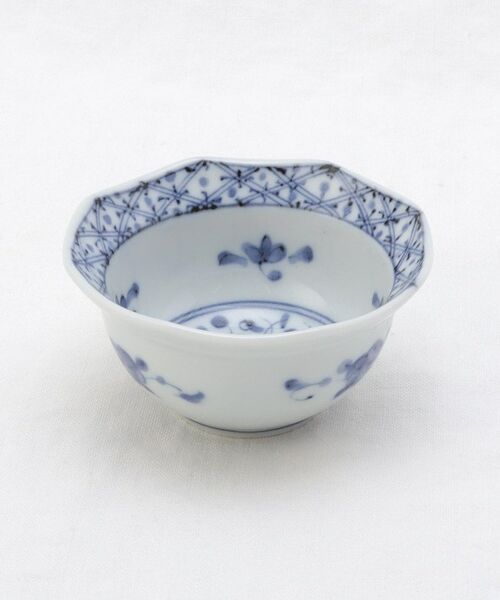 212 KITCHEN STORE / トゥーワントゥーキッチン ストア 食器 | 藍凛堂 八角珍味鉢 格子花紋 | 詳細1