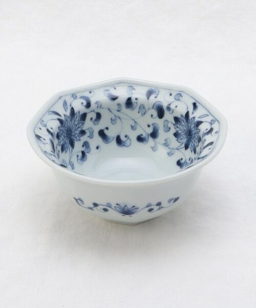 212 KITCHEN STORE / トゥーワントゥーキッチン ストア 食器 | 藍凛堂 八角小鉢 菊唐草 | 詳細1