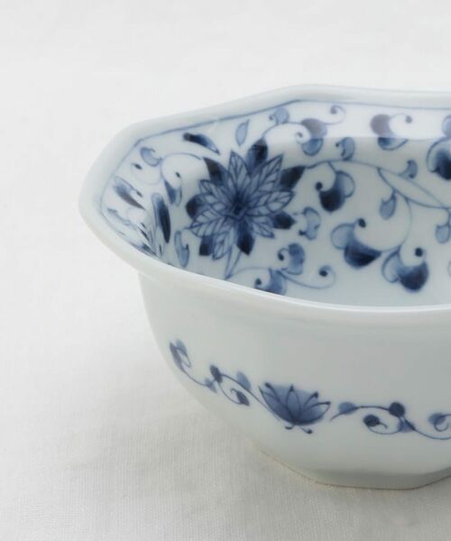 212 KITCHEN STORE / トゥーワントゥーキッチン ストア 食器 | 藍凛堂 八角小鉢 菊唐草 | 詳細5