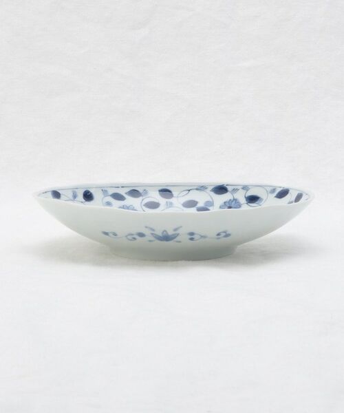 藍凛堂 60楕円深皿 小菊唐草 （食器）｜212 KITCHEN STORE