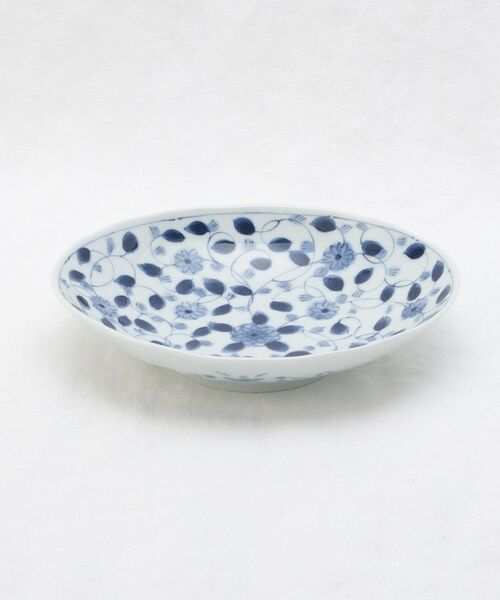 藍凛堂 60楕円深皿 小菊唐草 （食器）｜212 KITCHEN STORE