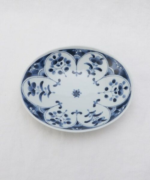 212 KITCHEN STORE / トゥーワントゥーキッチン ストア 食器 | 藍凛堂 60楕円深皿 間取立花 | 詳細3