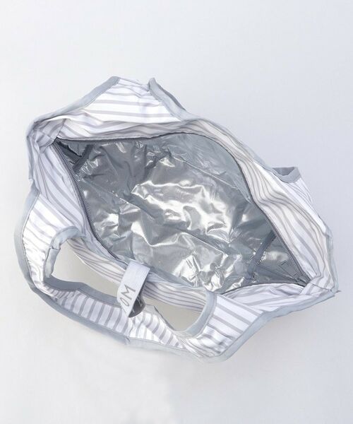 212 KITCHEN STORE / トゥーワントゥーキッチン ストア バッグ | クルリト クーラーミニマルシェバッグ　チャコールボーダー ＜MOTTERU モッテル＞ | 詳細5