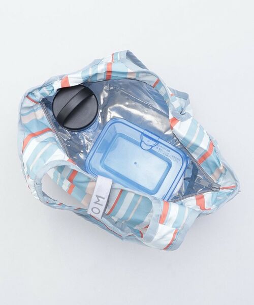 212 KITCHEN STORE / トゥーワントゥーキッチン ストア バッグ | クルリト クーラーミニマルシェバッグ　ブルーストライプ ＜MOTTERU モッテル＞ | 詳細6