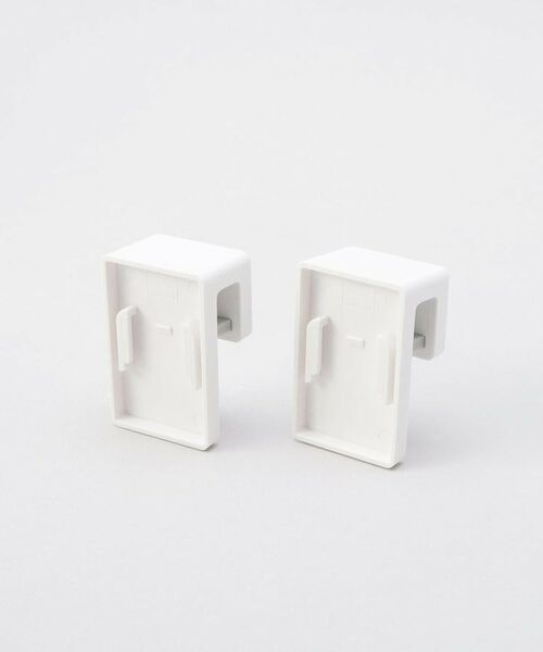 212 KITCHEN STORE / トゥーワントゥーキッチン ストア キッチンツール | フィルムフック差し込み式歯ブラシ＆チューブホルダー W4 2個組 WH 山崎実業 ＜tower タワー＞ | 詳細3