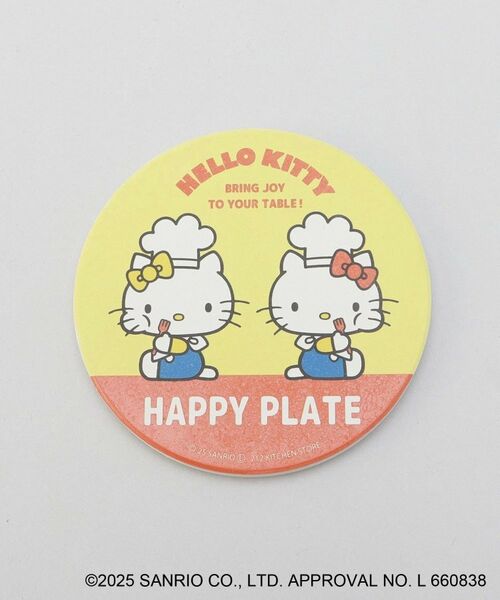 212 KITCHEN STORE / トゥーワントゥーキッチン ストア その他 | 吸水コースター ハッピープレート ＜HELLO KITTY ハローキティ＞ | 詳細1