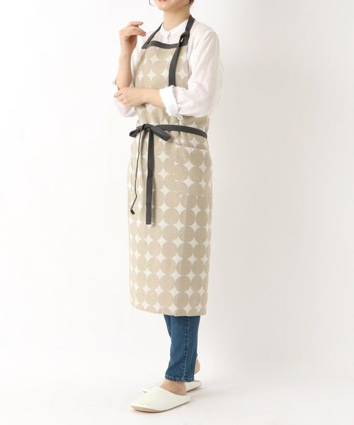 212 KITCHEN STORE / トゥーワントゥーキッチン ストア インテリア・生活雑貨・ホビー・ステーショナリー | サークルジャガード エプロン BE | 詳細10