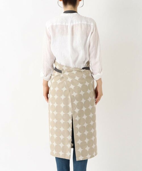 212 KITCHEN STORE / トゥーワントゥーキッチン ストア インテリア・生活雑貨・ホビー・ステーショナリー | サークルジャガード エプロン BE | 詳細3