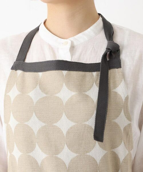 212 KITCHEN STORE / トゥーワントゥーキッチン ストア インテリア・生活雑貨・ホビー・ステーショナリー | サークルジャガード エプロン BE | 詳細4