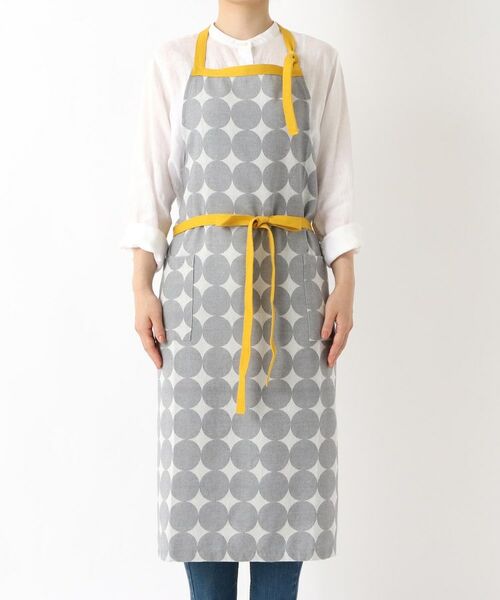 212 KITCHEN STORE / トゥーワントゥーキッチン ストア インテリア・生活雑貨・ホビー・ステーショナリー | サークルジャガード エプロン GY | 詳細1