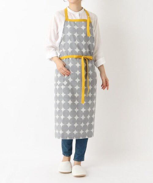 212 KITCHEN STORE / トゥーワントゥーキッチン ストア インテリア・生活雑貨・ホビー・ステーショナリー | サークルジャガード エプロン GY | 詳細10