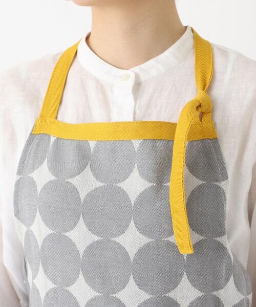 212 KITCHEN STORE / トゥーワントゥーキッチン ストア インテリア・生活雑貨・ホビー・ステーショナリー | サークルジャガード エプロン GY | 詳細4