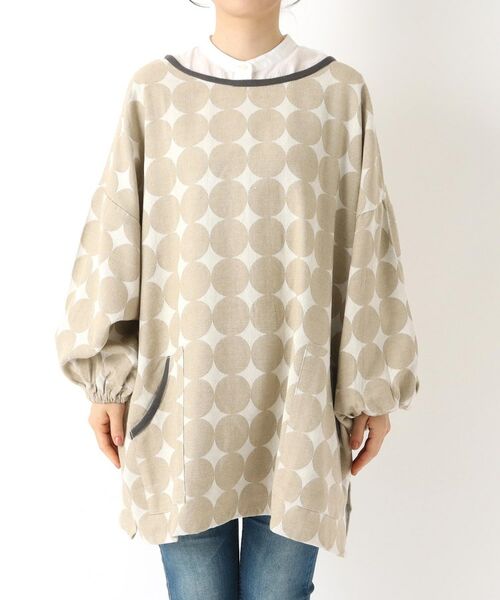 212 KITCHEN STORE / トゥーワントゥーキッチン ストア インテリア・生活雑貨・ホビー・ステーショナリー | サークルジャガード かっぽう着 BE | 詳細1