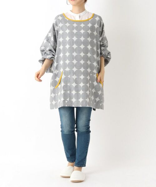 212 KITCHEN STORE / トゥーワントゥーキッチン ストア インテリア・生活雑貨・ホビー・ステーショナリー | サークルジャガード かっぽう着 GY | 詳細11