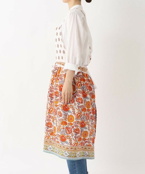 212 KITCHEN STORE / トゥーワントゥーキッチン ストア インテリア・生活雑貨・ホビー・ステーショナリー | コットンギャザーエプロン ライク WH/OR | 詳細2