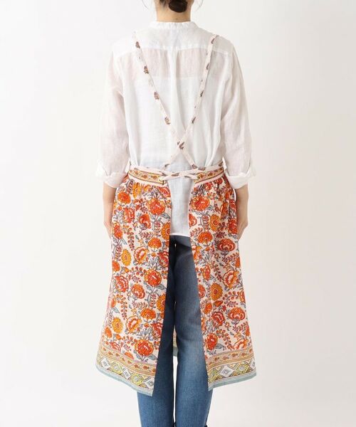 212 KITCHEN STORE / トゥーワントゥーキッチン ストア インテリア・生活雑貨・ホビー・ステーショナリー | コットンギャザーエプロン ライク WH/OR | 詳細3