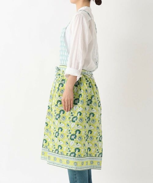 212 KITCHEN STORE / トゥーワントゥーキッチン ストア インテリア・生活雑貨・ホビー・ステーショナリー | コットンギャザーエプロン　ライク BL/GR | 詳細2