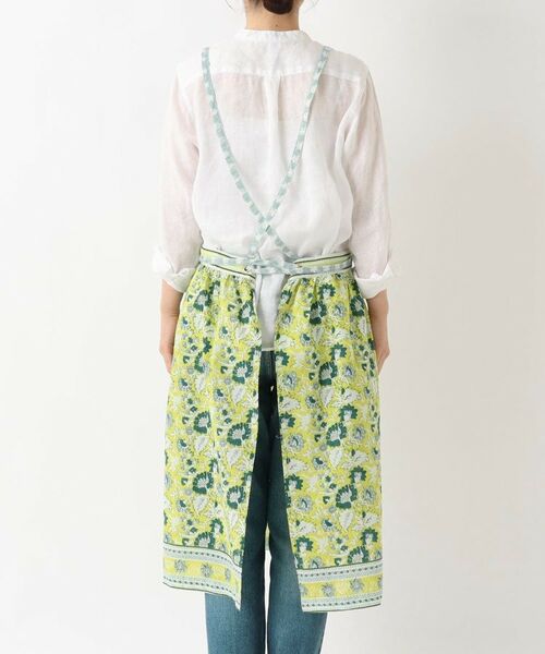 212 KITCHEN STORE / トゥーワントゥーキッチン ストア インテリア・生活雑貨・ホビー・ステーショナリー | コットンギャザーエプロン　ライク BL/GR | 詳細3