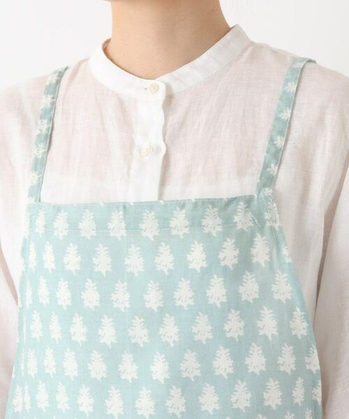 212 KITCHEN STORE / トゥーワントゥーキッチン ストア インテリア・生活雑貨・ホビー・ステーショナリー | コットンギャザーエプロン　ライク BL/GR | 詳細4