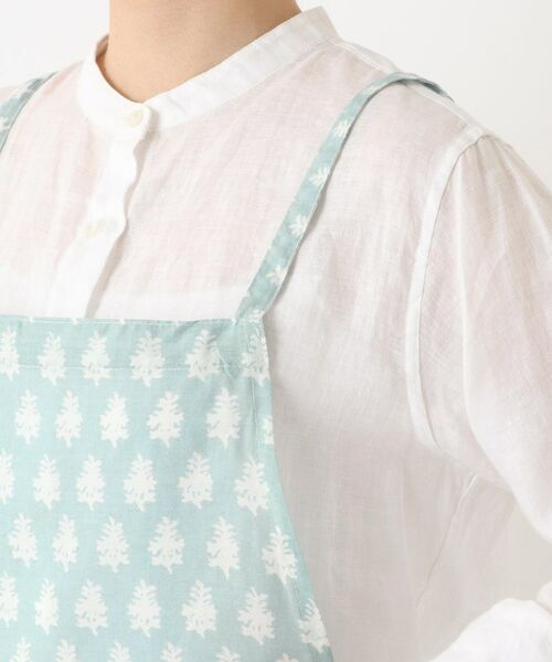 212 KITCHEN STORE / トゥーワントゥーキッチン ストア インテリア・生活雑貨・ホビー・ステーショナリー | コットンギャザーエプロン　ライク BL/GR | 詳細5