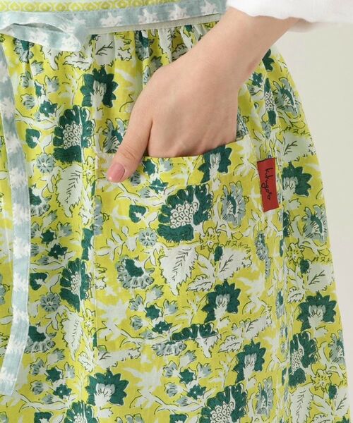 212 KITCHEN STORE / トゥーワントゥーキッチン ストア インテリア・生活雑貨・ホビー・ステーショナリー | コットンギャザーエプロン　ライク BL/GR | 詳細6