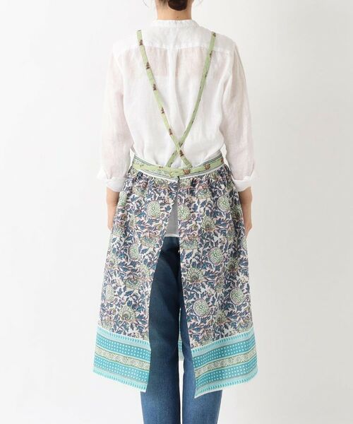 212 KITCHEN STORE / トゥーワントゥーキッチン ストア インテリア・生活雑貨・ホビー・ステーショナリー | コットンギャザーエプロン　ライク BL | 詳細3