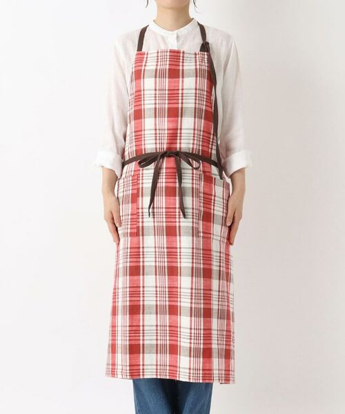 212 KITCHEN STORE / トゥーワントゥーキッチン ストア インテリア・生活雑貨・ホビー・ステーショナリー | スラブチェック エプロン RD | 詳細1