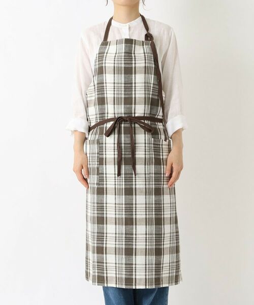 212 KITCHEN STORE / トゥーワントゥーキッチン ストア インテリア・生活雑貨・ホビー・ステーショナリー | スラブチェック エプロン BR | 詳細1