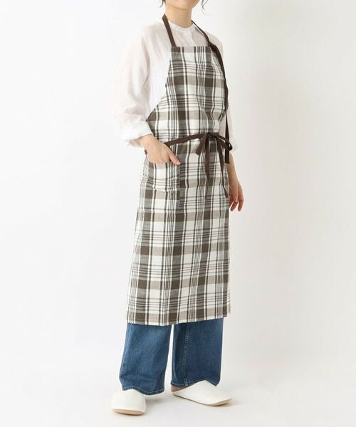 212 KITCHEN STORE / トゥーワントゥーキッチン ストア インテリア・生活雑貨・ホビー・ステーショナリー | スラブチェック エプロン BR | 詳細10