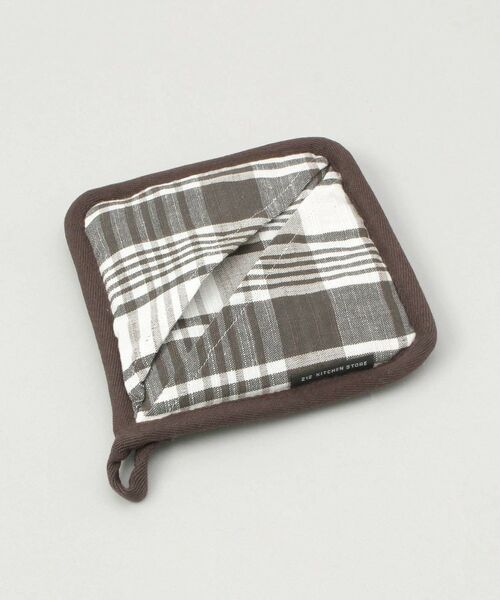 212 KITCHEN STORE / トゥーワントゥーキッチン ストア インテリア・生活雑貨・ホビー・ステーショナリー | スラブチェック ポットホルダー BR | 詳細1
