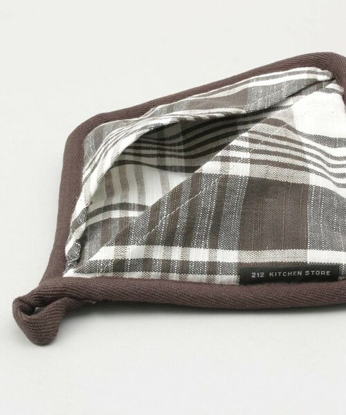 212 KITCHEN STORE / トゥーワントゥーキッチン ストア インテリア・生活雑貨・ホビー・ステーショナリー | スラブチェック ポットホルダー BR | 詳細3