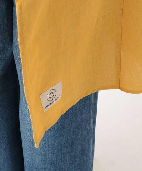 212 KITCHEN STORE / トゥーワントゥーキッチン ストア インテリア・生活雑貨・ホビー・ステーショナリー | リネンバイカラースルーエプロン ヤマブキ ＜LINEN&BASIC リネンアンドベーシック＞ | 詳細8