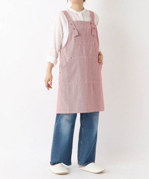 212 KITCHEN STORE / トゥーワントゥーキッチン ストア インテリア・生活雑貨・ホビー・ステーショナリー | ヒッコリーストライプエプロン M RD ＜212Kオリジナル＞ | 詳細12