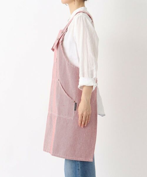 212 KITCHEN STORE / トゥーワントゥーキッチン ストア インテリア・生活雑貨・ホビー・ステーショナリー | ヒッコリーストライプエプロン M RD ＜212Kオリジナル＞ | 詳細2