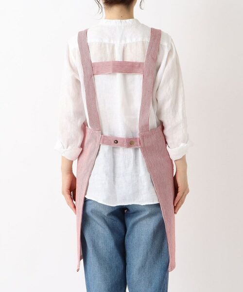 212 KITCHEN STORE / トゥーワントゥーキッチン ストア インテリア・生活雑貨・ホビー・ステーショナリー | ヒッコリーストライプエプロン M RD ＜212Kオリジナル＞ | 詳細3