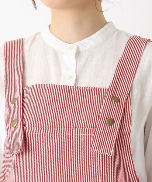 212 KITCHEN STORE / トゥーワントゥーキッチン ストア インテリア・生活雑貨・ホビー・ステーショナリー | ヒッコリーストライプエプロン M RD ＜212Kオリジナル＞ | 詳細4