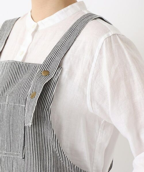 212 KITCHEN STORE / トゥーワントゥーキッチン ストア インテリア・生活雑貨・ホビー・ステーショナリー | ヒッコリーストライプエプロン M BK ＜212Kオリジナル＞ | 詳細5