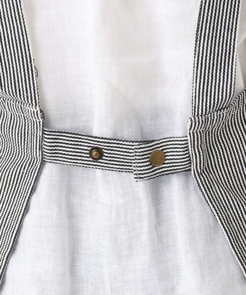 212 KITCHEN STORE / トゥーワントゥーキッチン ストア インテリア・生活雑貨・ホビー・ステーショナリー | ヒッコリーストライプエプロン M BK ＜212Kオリジナル＞ | 詳細7
