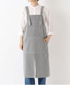 212 KITCHEN STORE / トゥーワントゥーキッチン ストア インテリア・生活雑貨・ホビー・ステーショナリー | ヒッコリーストライプエプロン L BK ＜212Kオリジナル＞