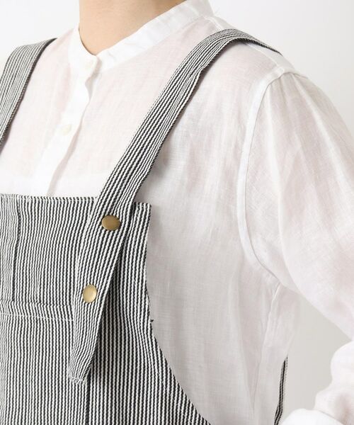 212 KITCHEN STORE / トゥーワントゥーキッチン ストア インテリア・生活雑貨・ホビー・ステーショナリー | ヒッコリーストライプエプロン L BK ＜212Kオリジナル＞ | 詳細5