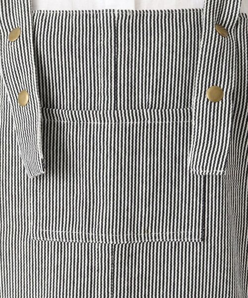 212 KITCHEN STORE / トゥーワントゥーキッチン ストア インテリア・生活雑貨・ホビー・ステーショナリー | ヒッコリーストライプエプロン L BK ＜212Kオリジナル＞ | 詳細6