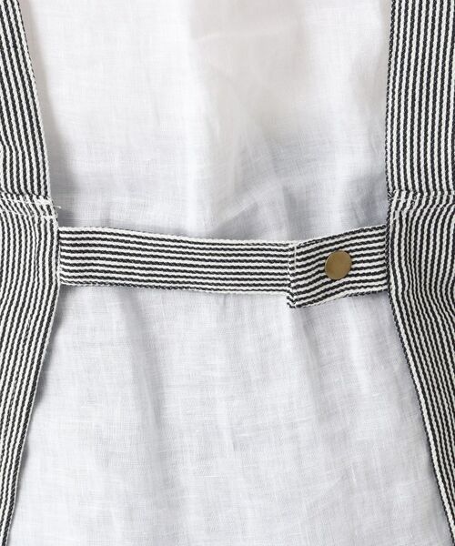 212 KITCHEN STORE / トゥーワントゥーキッチン ストア インテリア・生活雑貨・ホビー・ステーショナリー | ヒッコリーストライプエプロン L BK ＜212Kオリジナル＞ | 詳細7