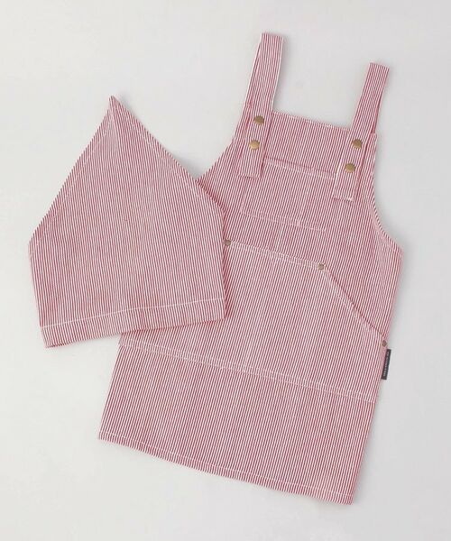 212 KITCHEN STORE / トゥーワントゥーキッチン ストア インテリア・生活雑貨・ホビー・ステーショナリー | ヒッコリーストライプエプロン キッズ RD ＜212Kオリジナル＞ | 詳細1