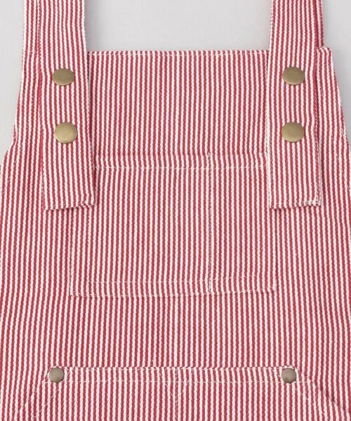 212 KITCHEN STORE / トゥーワントゥーキッチン ストア インテリア・生活雑貨・ホビー・ステーショナリー | ヒッコリーストライプエプロン キッズ RD ＜212Kオリジナル＞ | 詳細5