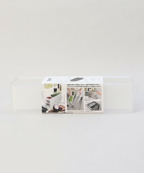 212 KITCHEN STORE / トゥーワントゥーキッチン ストア キッチンツール | 冷蔵庫中ザルボウル 蓋＆仕切り付き WH 山崎実業＜tower  タワー＞ | 詳細6